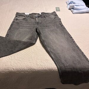H&M Baggy Low Waist Gray Denim Jeans